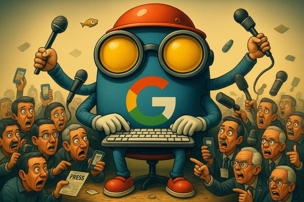 Während Google immer mehr Arme bekommt, verlieren Verlage immer mehr Boden.
